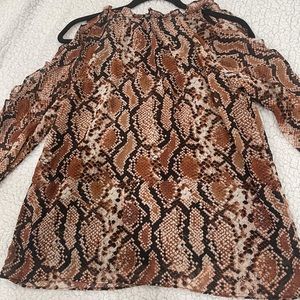 Snakeskin Blouse